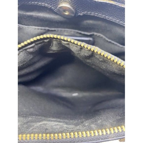 Coach Carryall Mini Brooke Light Goldblack Leather Cross Body Bag - Picture 8 of 11